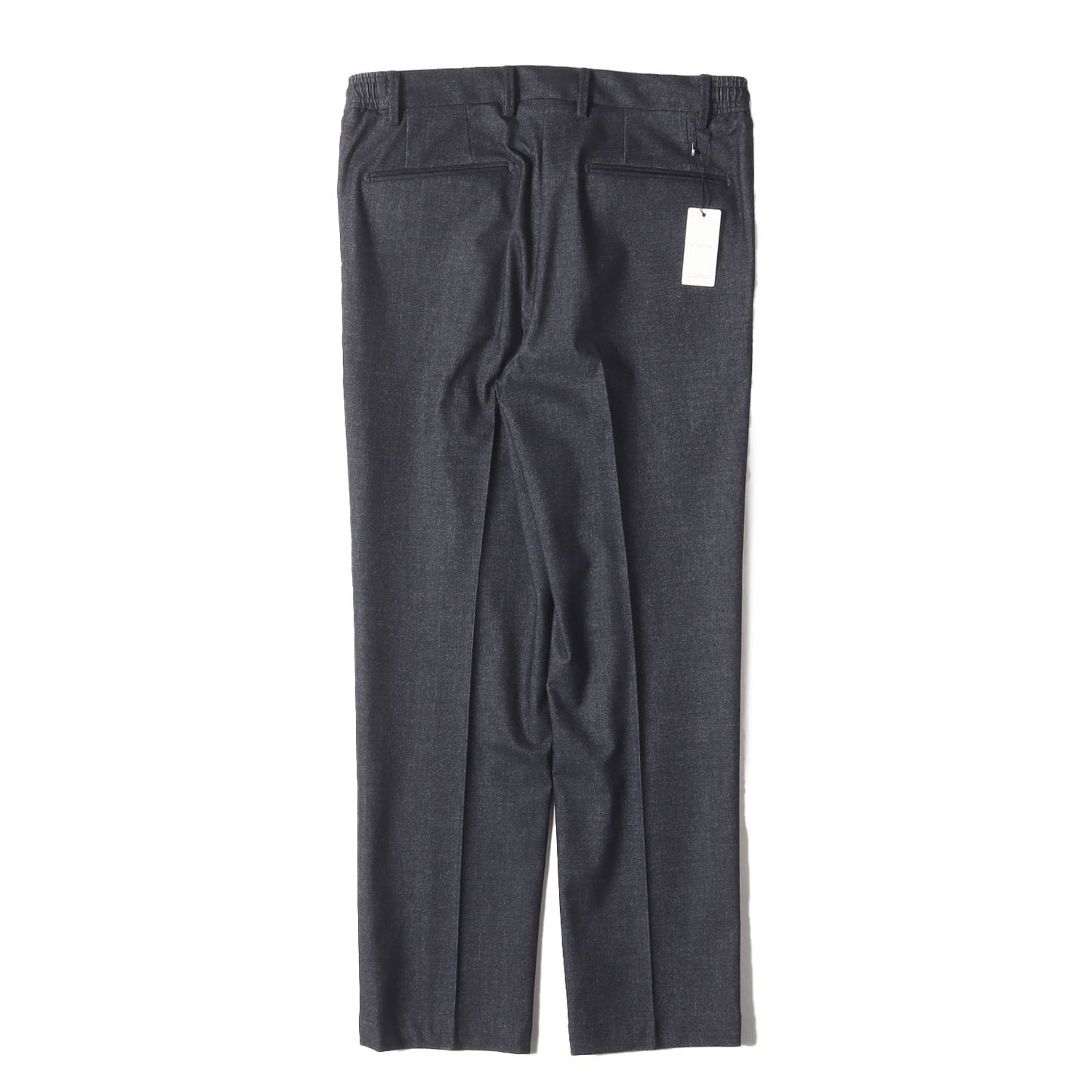 24AW 1プリーツ コットンポリ モールスキン イージー スラックス パンツ (61-04-45-04704) / MADE IN JAPAN