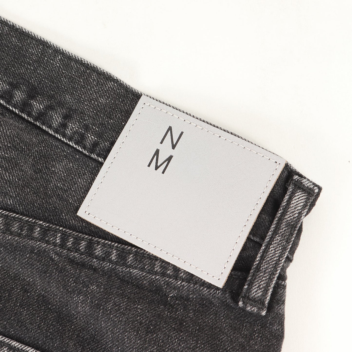 25SS × New Manual ヴィンテージ加工 スリム テーパード デニム パンツ (WP-P912) / ボタンフライ