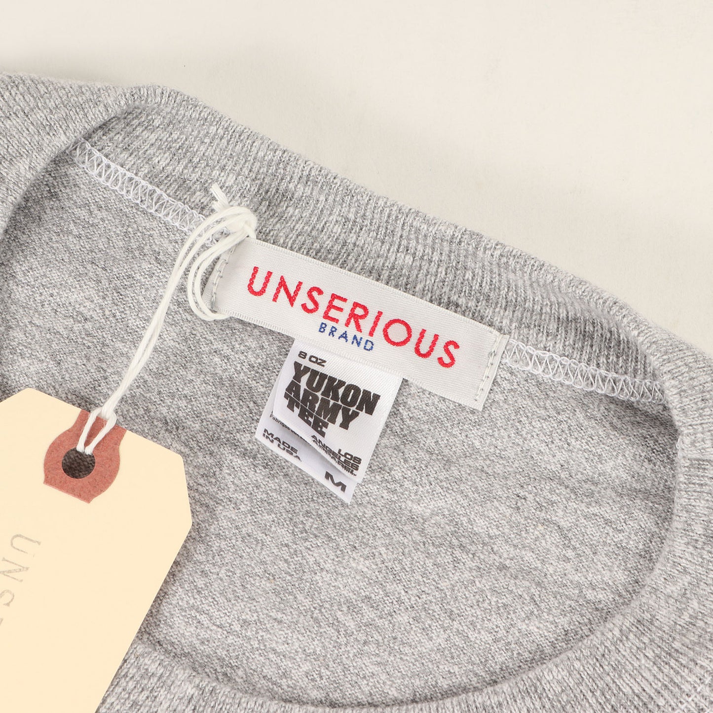 21SS ロゴ バインダーネック Tシャツ (UNSERIOUS US ARMY LOGO T)