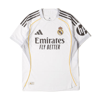 25AW 現行モデル レアル・マドリード 25/26 ホーム オーセンティック ユニフォーム (JV5918) / SLIM FIT