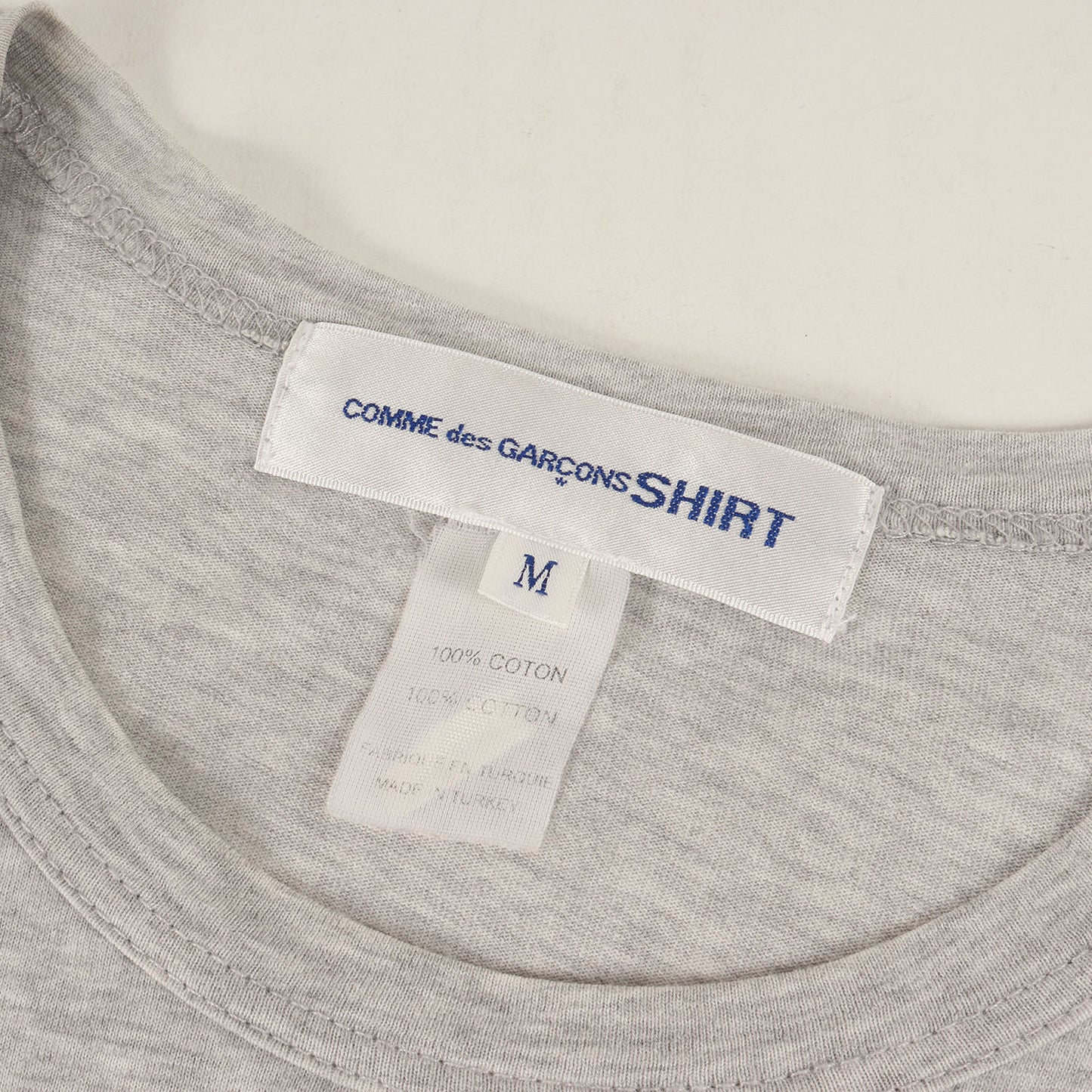 09AW 切替 デザイン バインダーネック Tシャツ (W17094)