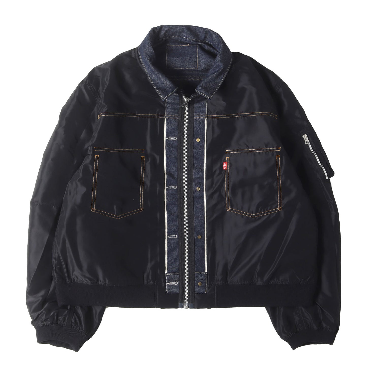 25SS × Levis リバーシブル ナイロン デニム トラッカー ジャケット (Levi's DenimxNylon Twill Reversible 25-03707M)