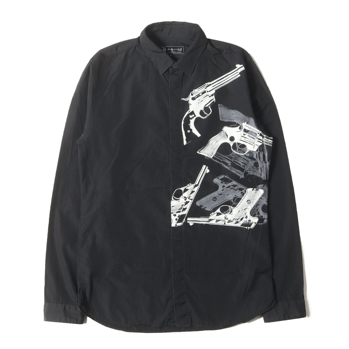 00s × Andy Warhol ピストル プリント シャツ (7AH-0042)