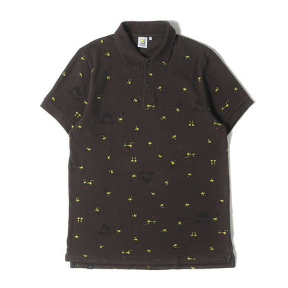 00s × THEATER8 × PEANUTS&CO. Woodstock ロゴ ピケ ポロシャツ (0293CH02)