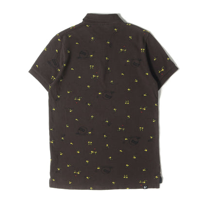 00s × THEATER8 × PEANUTS&CO. Woodstock ロゴ ピケ ポロシャツ (0293CH02)