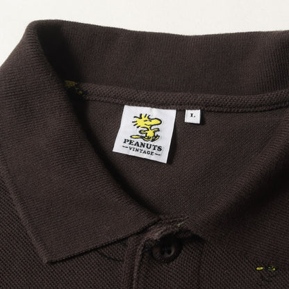 00s × THEATER8 × PEANUTS&CO. Woodstock ロゴ ピケ ポロシャツ (0293CH02)