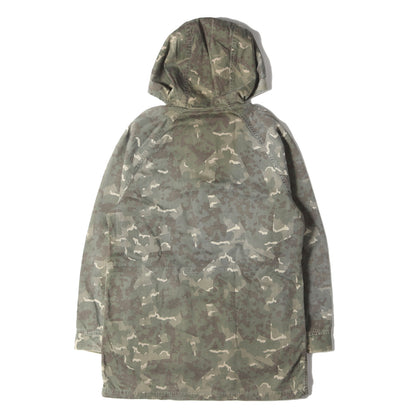 90s - 00s カモ フーディー ミリタリー コート