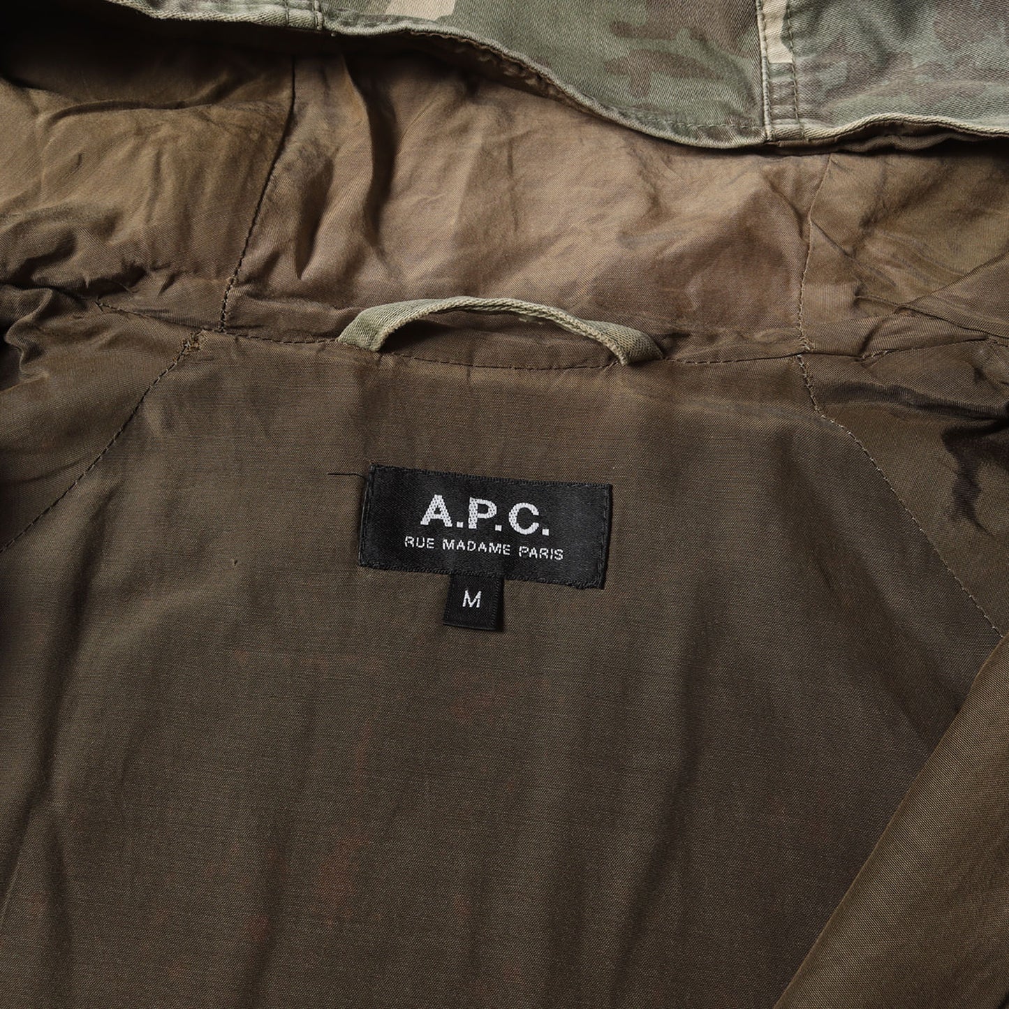 90s - 00s カモ フーディー ミリタリー コート