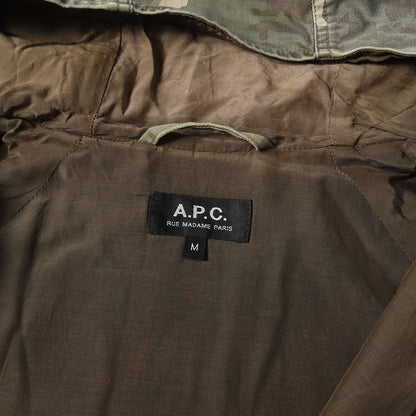 90s - 00s カモ フーディー ミリタリー コート