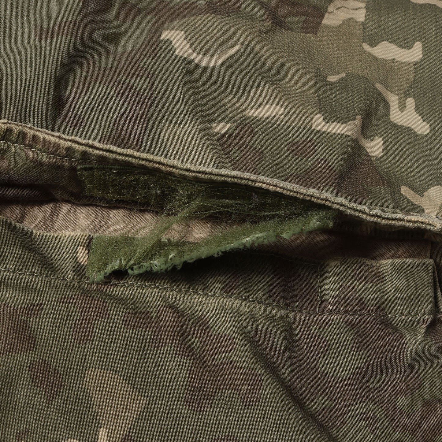 90s - 00s カモ フーディー ミリタリー コート