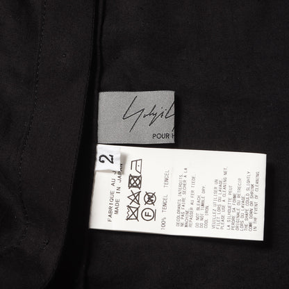 21SS W-襟先 二重 変型 シャツ (HD-B16-203)