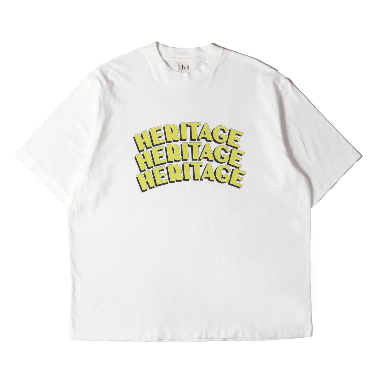24SS × Bshop 別注 HERITAGE ロゴ Tシャツ (bROOTS24S34)