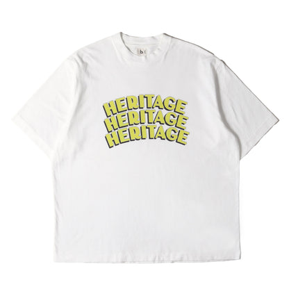 24SS × Bshop 別注 HERITAGE ロゴ Tシャツ (bROOTS24S34)