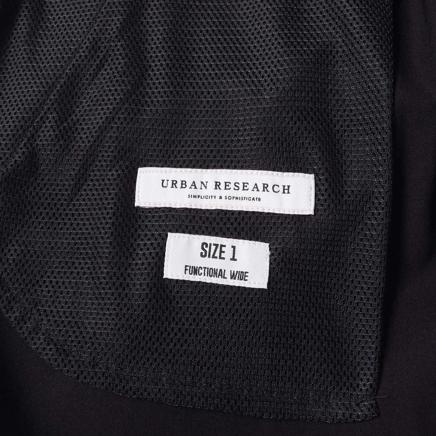 24SS ツータック ポリ ワイド トラウザー スラックス パンツ (FUNCTIONAL WIDE PANTS UR44-14B007) / ジッパーフライ