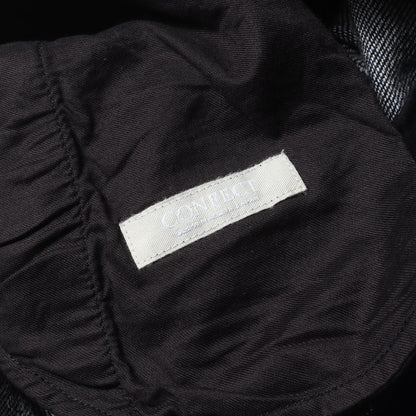 24AW ルーズ デニム ワーク トラウザーズ スラックス パンツ (02244-0025) / ボタンフライ