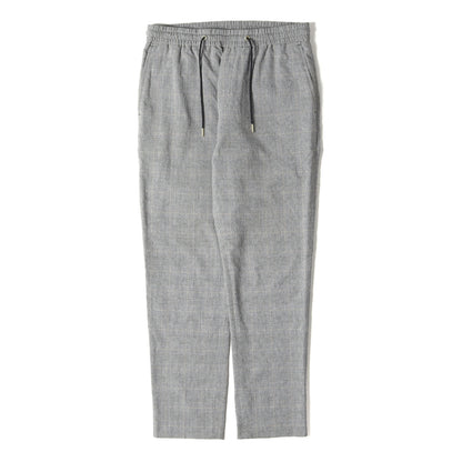 21AW グレンチェック ストレッチ イージー スラックス パンツ (103056 921T)