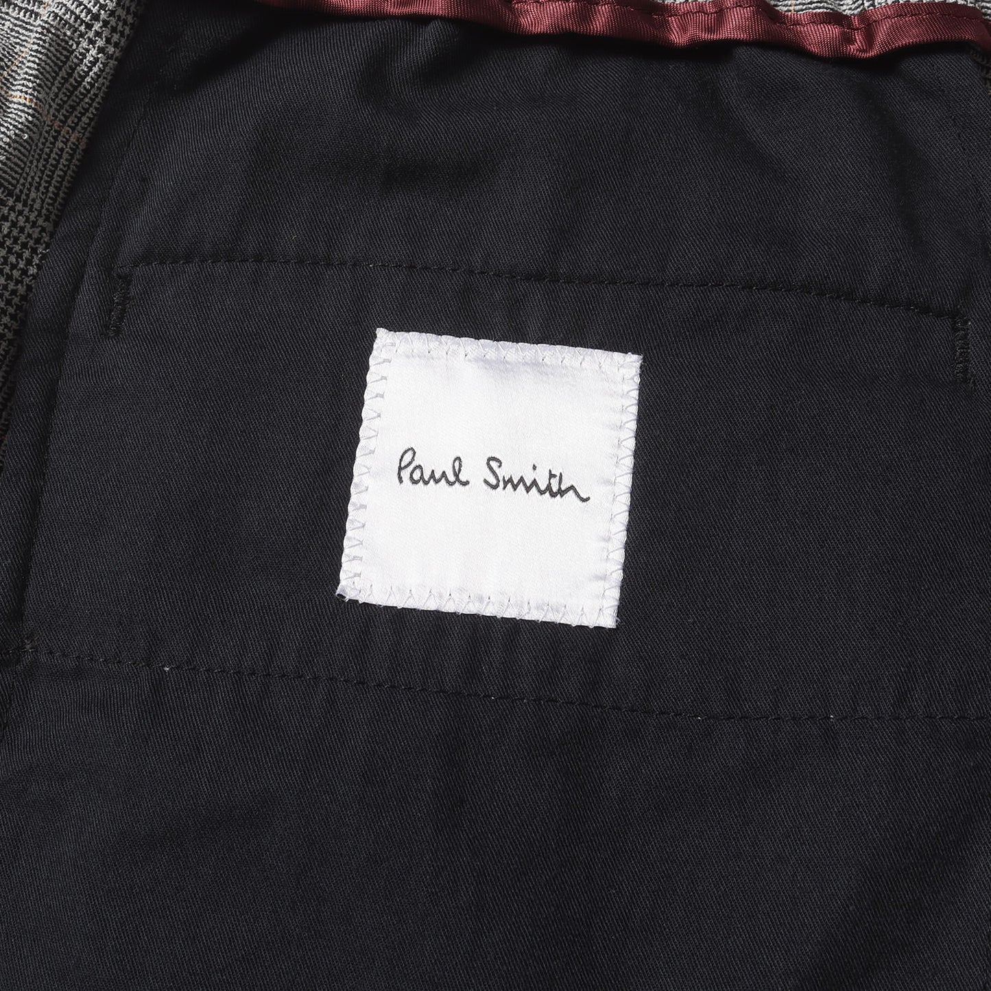 21AW グレンチェック ストレッチ イージー スラックス パンツ (103056 921T)