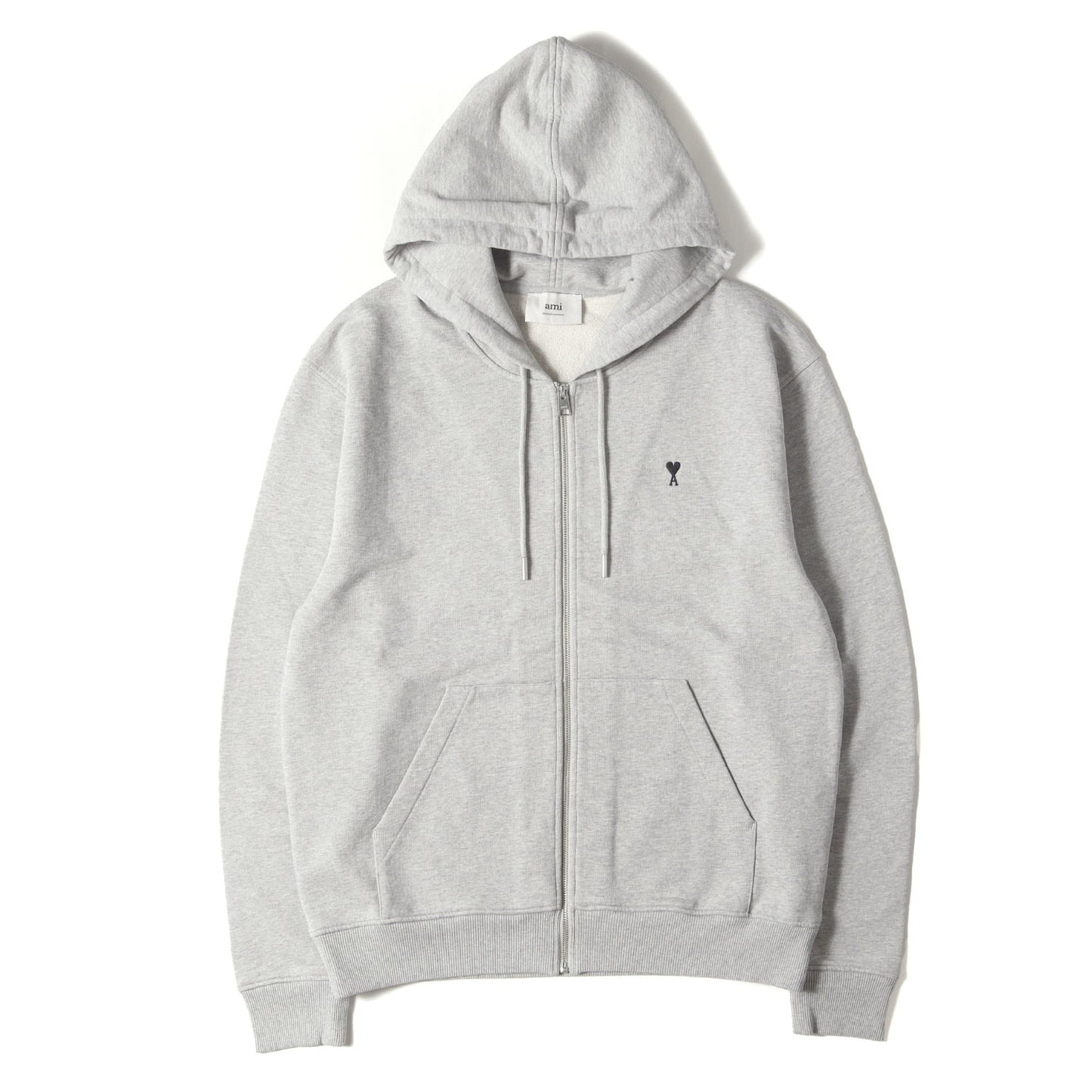 25AW ループバック コットンフリース Ami de Coeur ジップ パーカー (HSW765.730 0593) / 裏毛