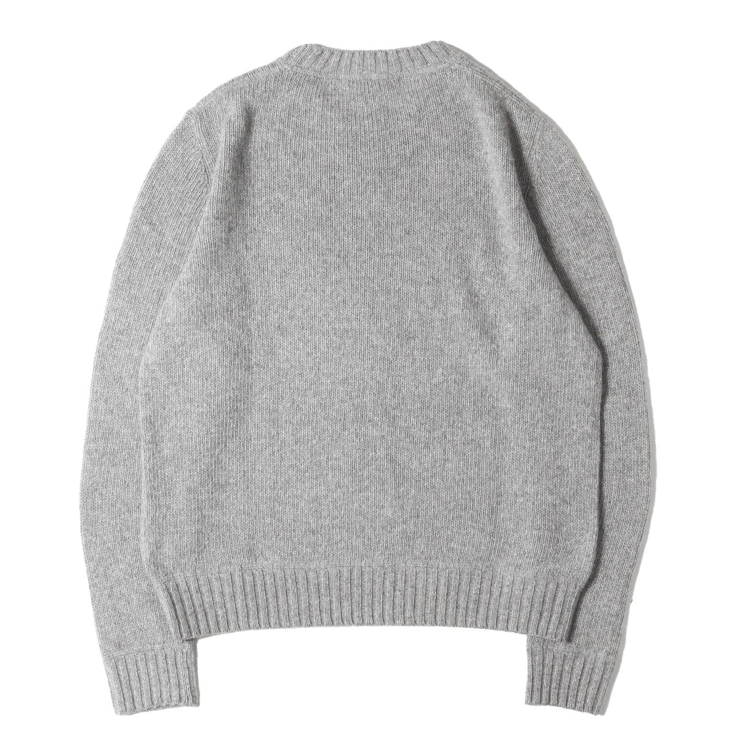 22AW ロゴ ジャガード カシミヤ混ウール ニット (Wool and Cashmere Sweater UMB223 S211 1YMW)