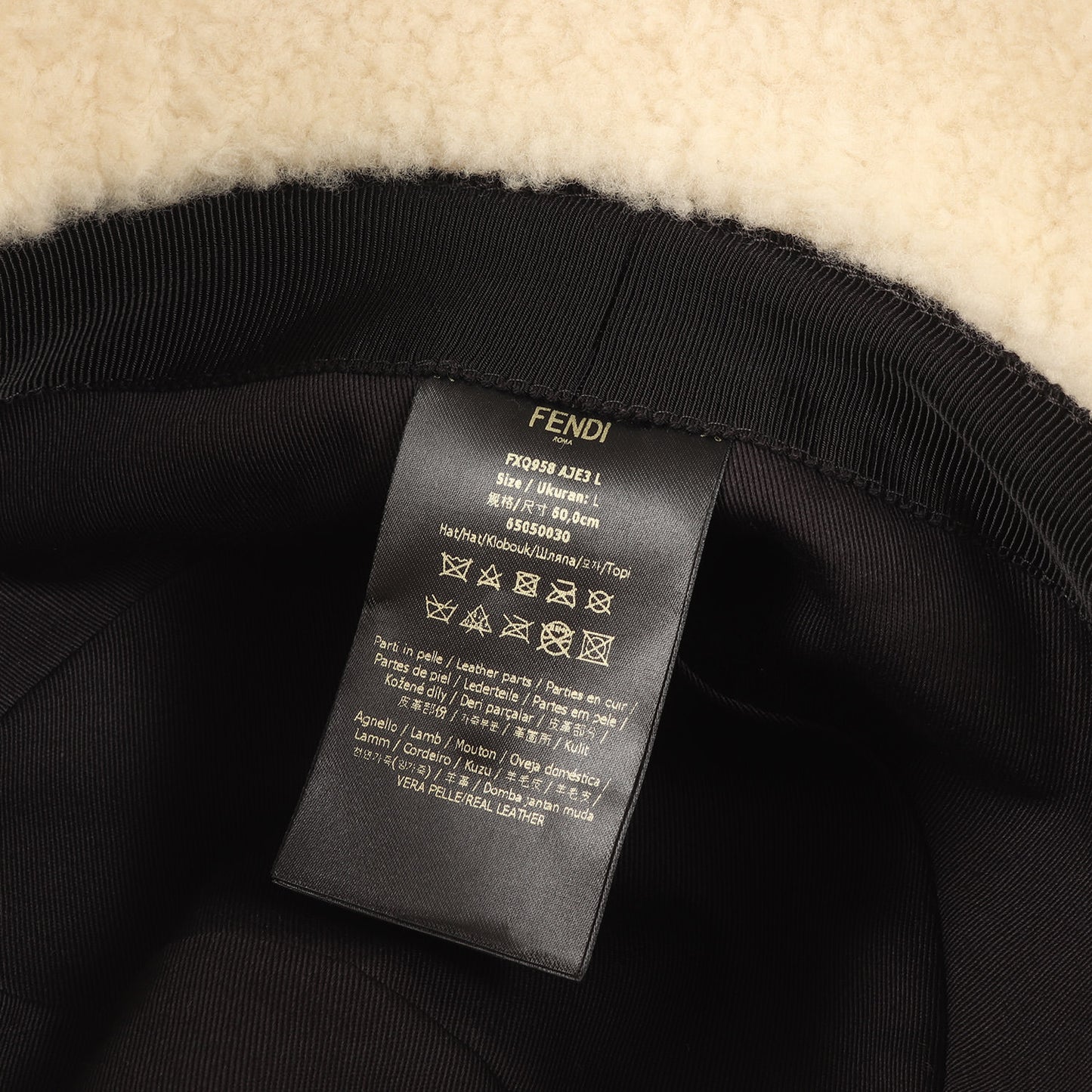 22AW デニム ムートン ハット (FXQ958 AJE3)