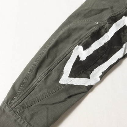 ペイント加工 バックサテン ミリタリー フライト ジャケット (M1200T76TN3)