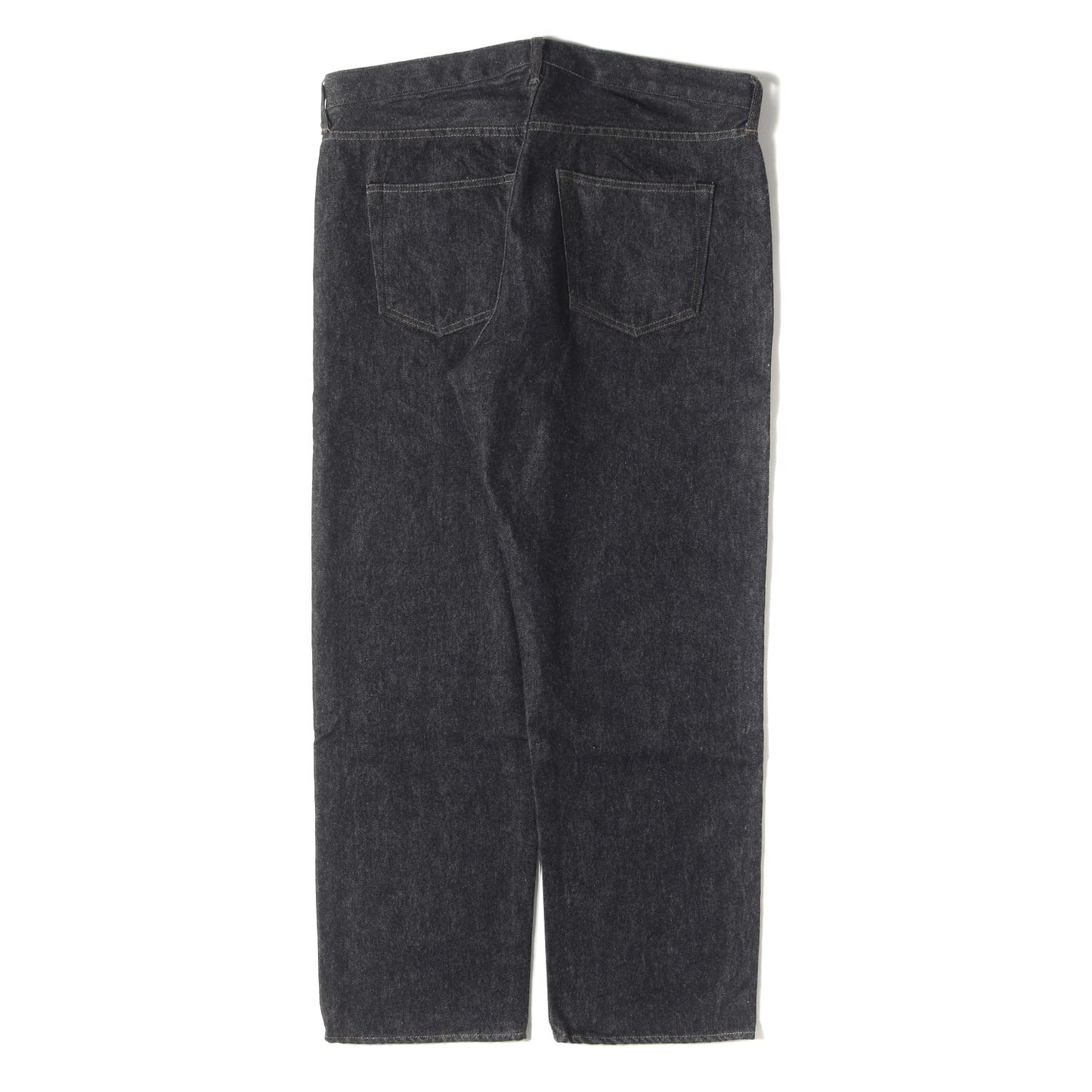 25SS ウォッシュ加工 ブラック デニム パンツ (Black Washed Denim Pants AP-4007)