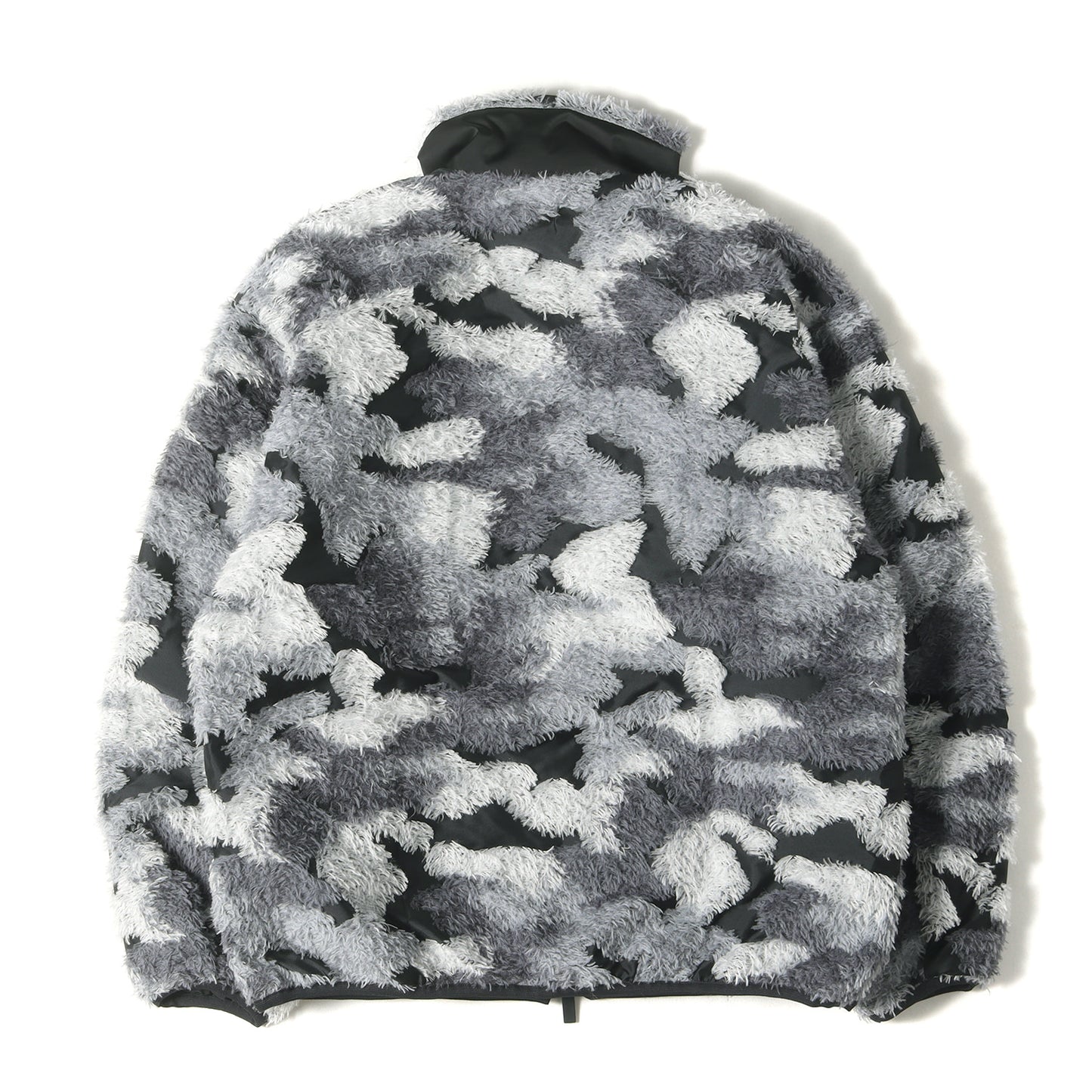 シャギー カモ ハイネック ダブルジップ パテッド ブルゾン (LONG THREAD CAMOUFLAGE BLOUSON TA18AW-JK003)