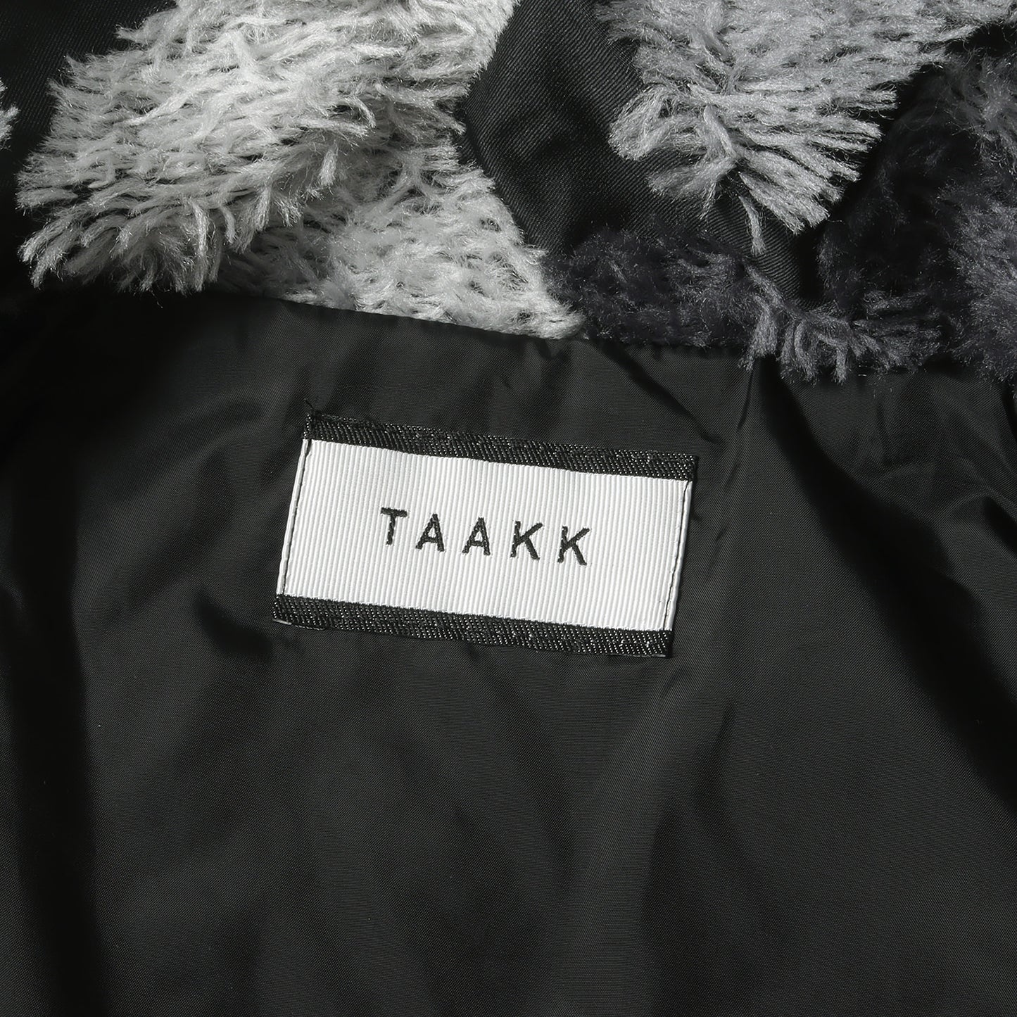 シャギー カモ ハイネック ダブルジップ パテッド ブルゾン (LONG THREAD CAMOUFLAGE BLOUSON TA18AW-JK003)