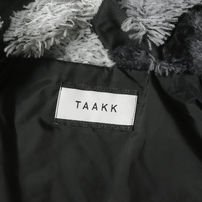 シャギー カモ ハイネック ダブルジップ パテッド ブルゾン (LONG THREAD CAMOUFLAGE BLOUSON TA18AW-JK003)
