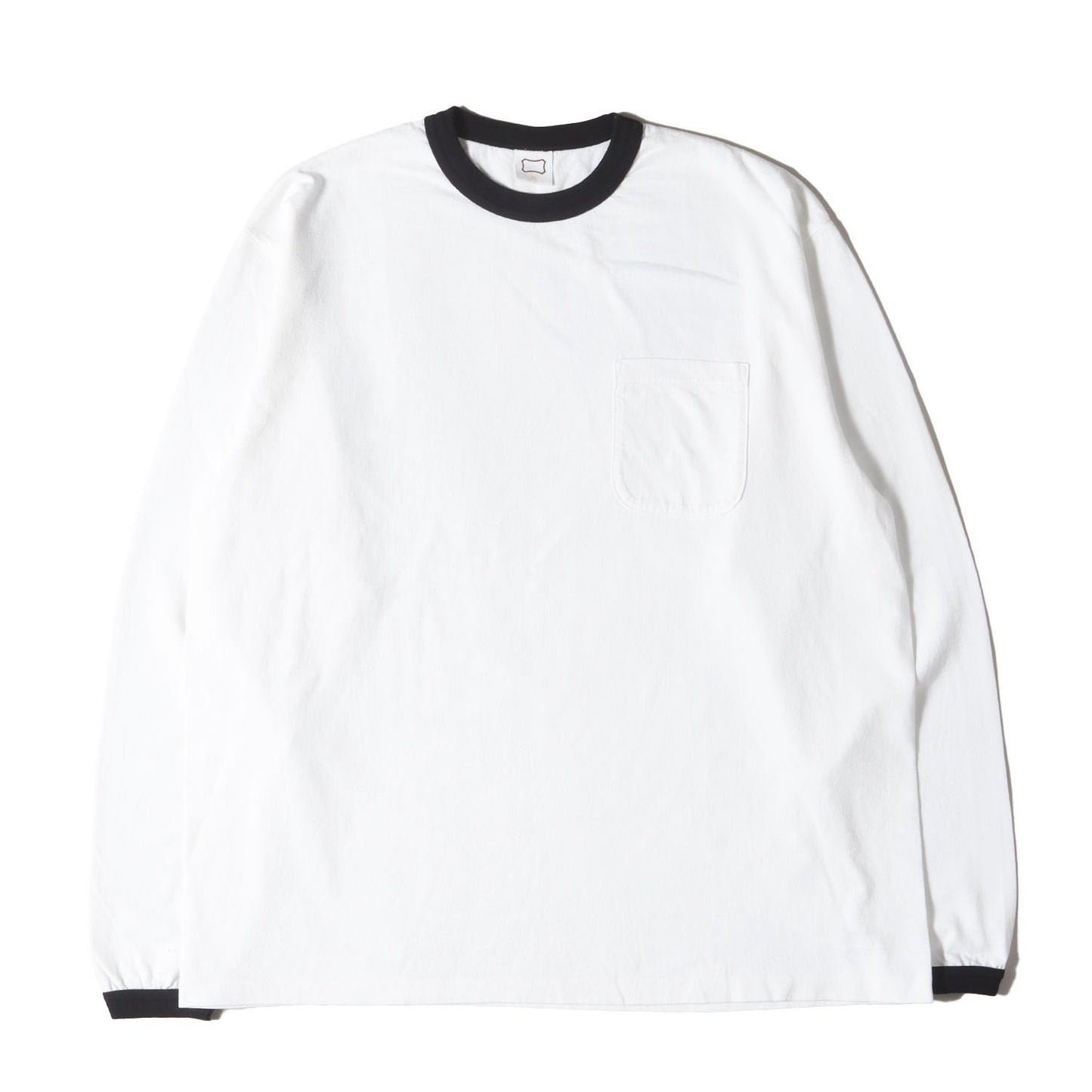 25SS リンガーネック トリム ポケット ロングスリーブ Tシャツ (SD US Cotton Ringer Pocket Long Sleeve T)