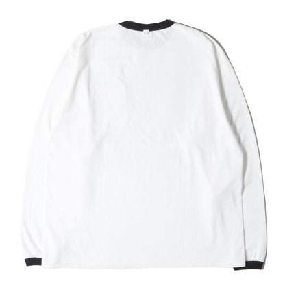 25SS リンガーネック トリム ポケット ロングスリーブ Tシャツ (SD US Cotton Ringer Pocket Long Sleeve T)