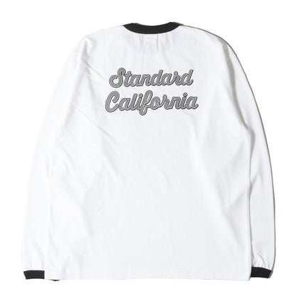 25SS リンガーネック トリム ポケット ロングスリーブ Tシャツ (SD US Cotton Ringer Pocket Long Sleeve T)