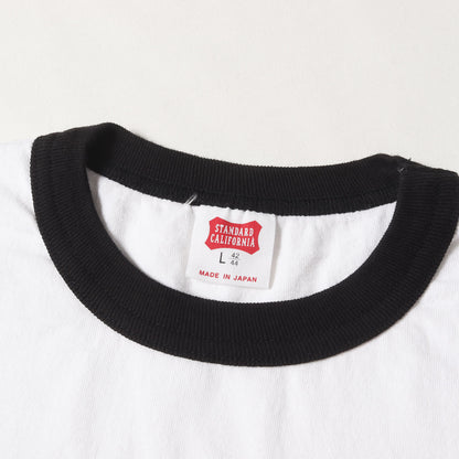 25SS リンガーネック トリム ポケット ロングスリーブ Tシャツ (SD US Cotton Ringer Pocket Long Sleeve T)