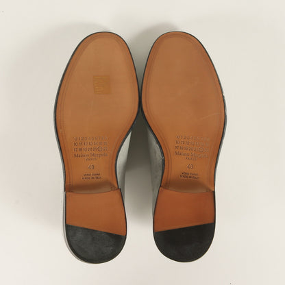 18AW ペンキ加工 ストレートチップ オーモンドトゥ オックスフォード ドレス シューズ (S57WQ0095 P1872) / MM22