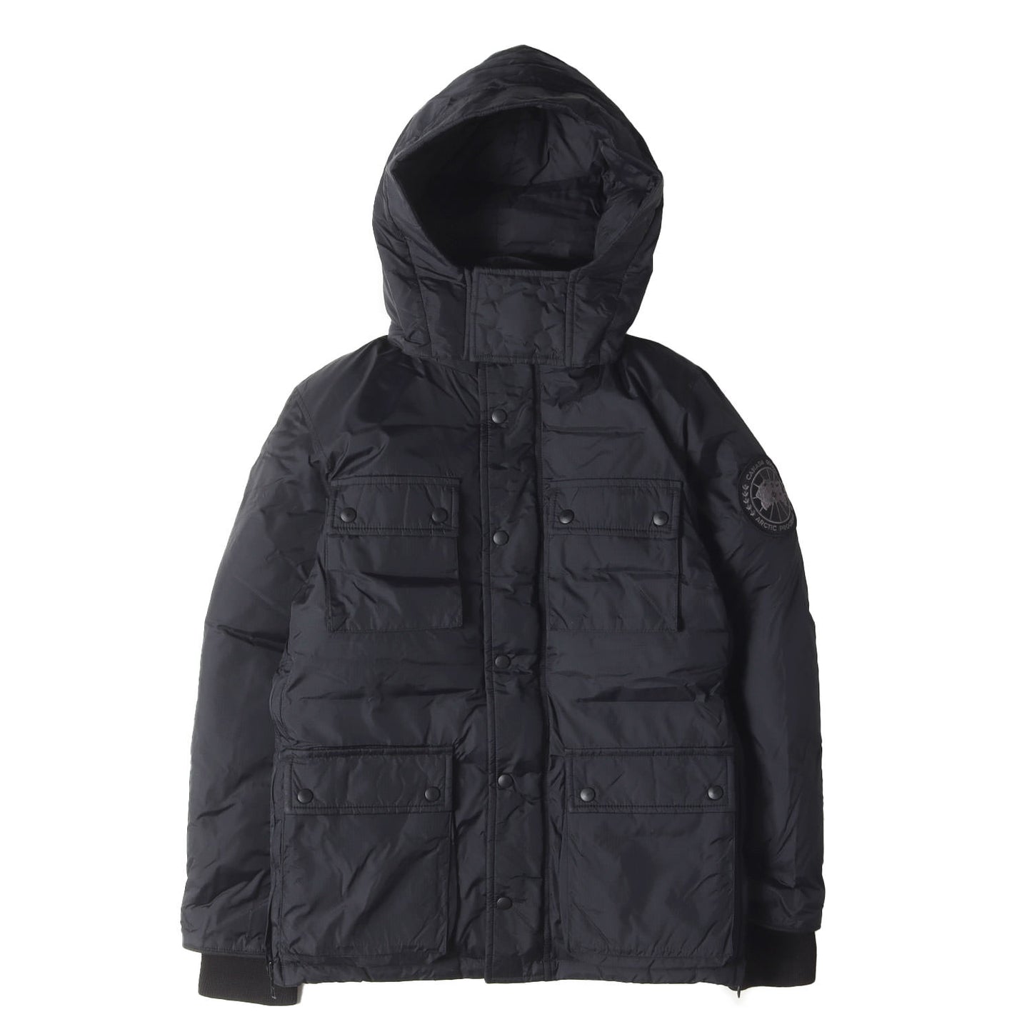 ブラックレーベル フード付き リップストップ ダウンジャケット (MANITOBA JACKET 3336JM)