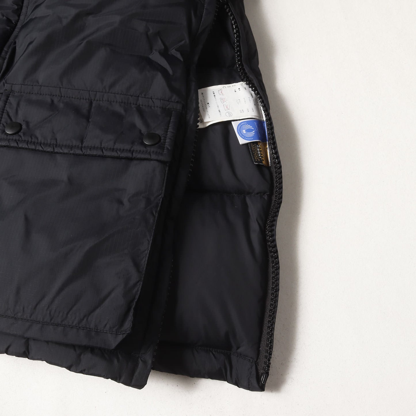 ブラックレーベル フード付き リップストップ ダウンジャケット (MANITOBA JACKET 3336JM)