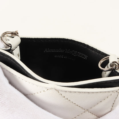 スカル ロゴ レザー チェーン ショルダー バッグ (632035 486430) / クロスボディ フォンケース