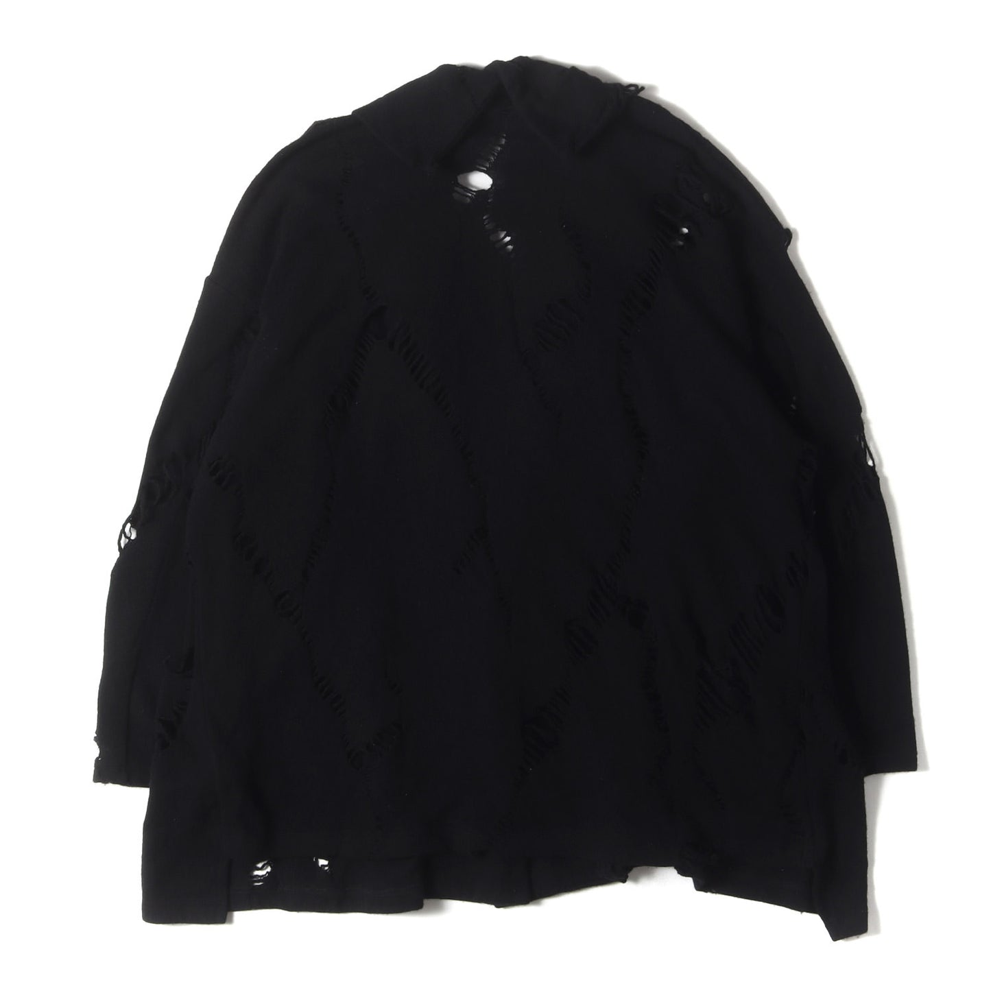 トーンエフェクト オーバーサイズ カーディガン (Torn Effect Oversized Cardigan YU-T20-676)