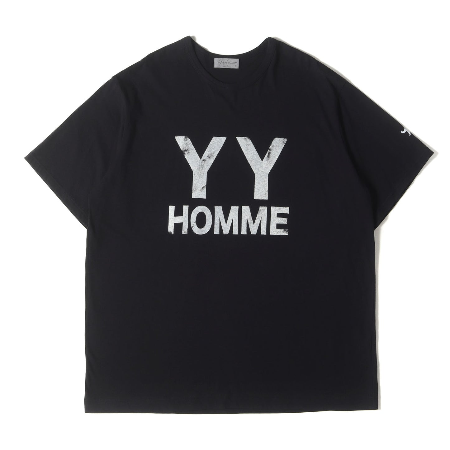 24SS コットン天竺YYHプリント Tシャツ (HS-T90-989) / POUR HOMME