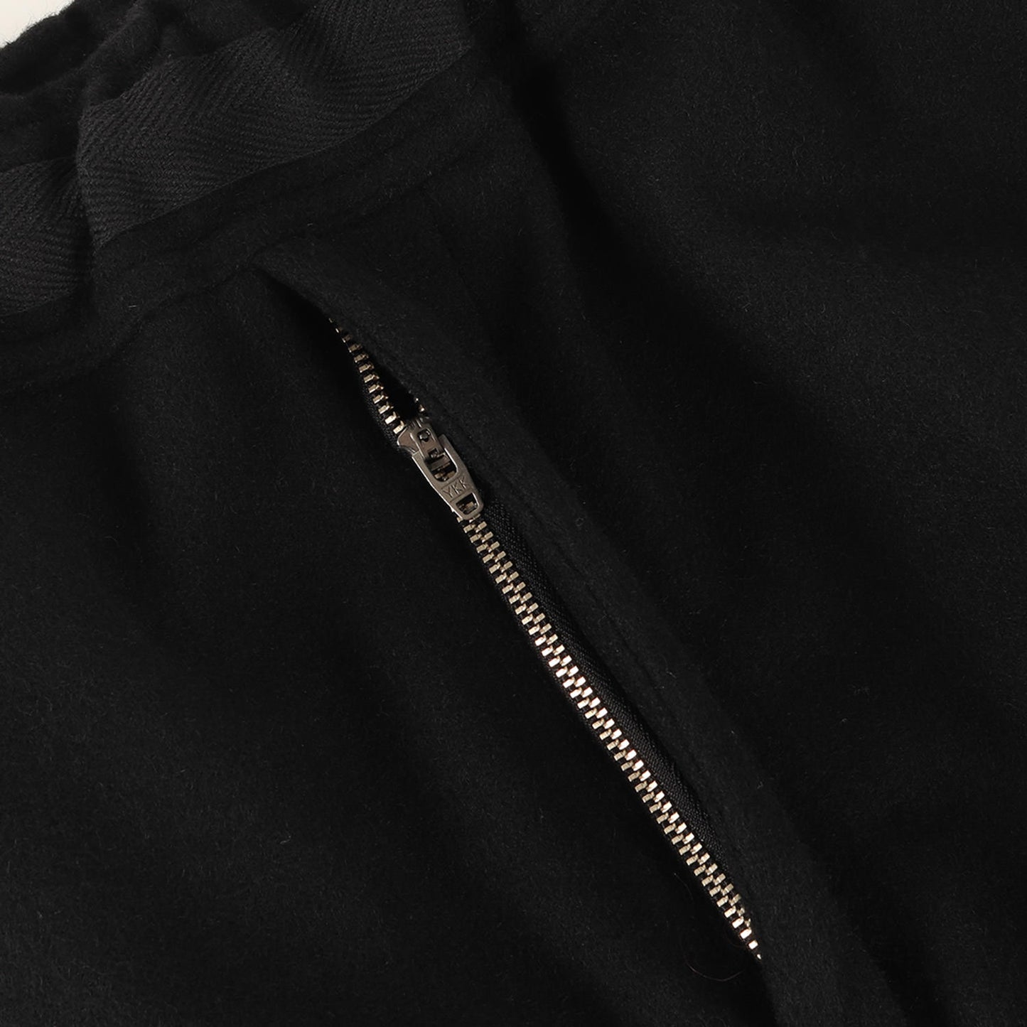 23AW ドローストリング ウール メストン イージー ワイド パンツ (MELTON WAIST DRAWSTRING PANTS GJ-P03-102)