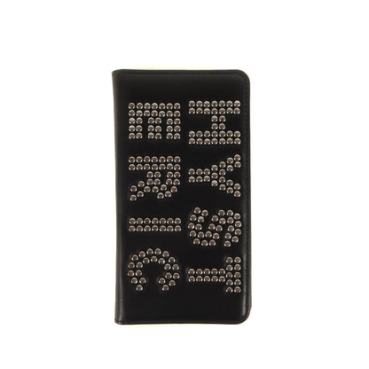 24SS × CASETiFY ロゴ スタッズ レザー ウォレット iPhone カバー (01241QG03) / 手帳型