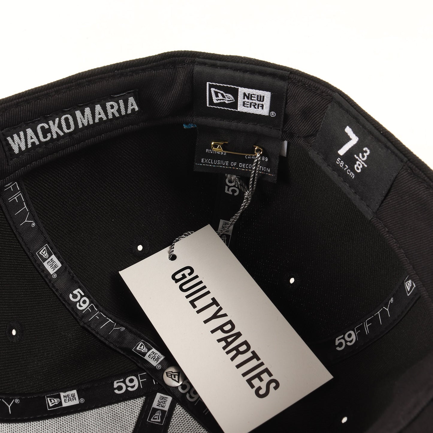 25SS × NEW ERA 59FIFTY ロゴ 刺繍 ベースボール キャップ (25SS-WMA-CP01)