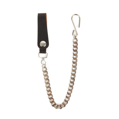 レザー ブラス ウォレット チェーン (TENDERLOIN WALLET CHAIN LONG BLACK)