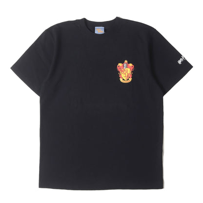 00s ハリーポッターと秘密の部屋 ワンポイント グリフィンドール ロゴ Tシャツ / DEADSTOCK MADE IN JAPAN