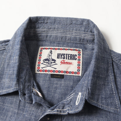 シャンブレー ワーク シャツ (0221AH06)