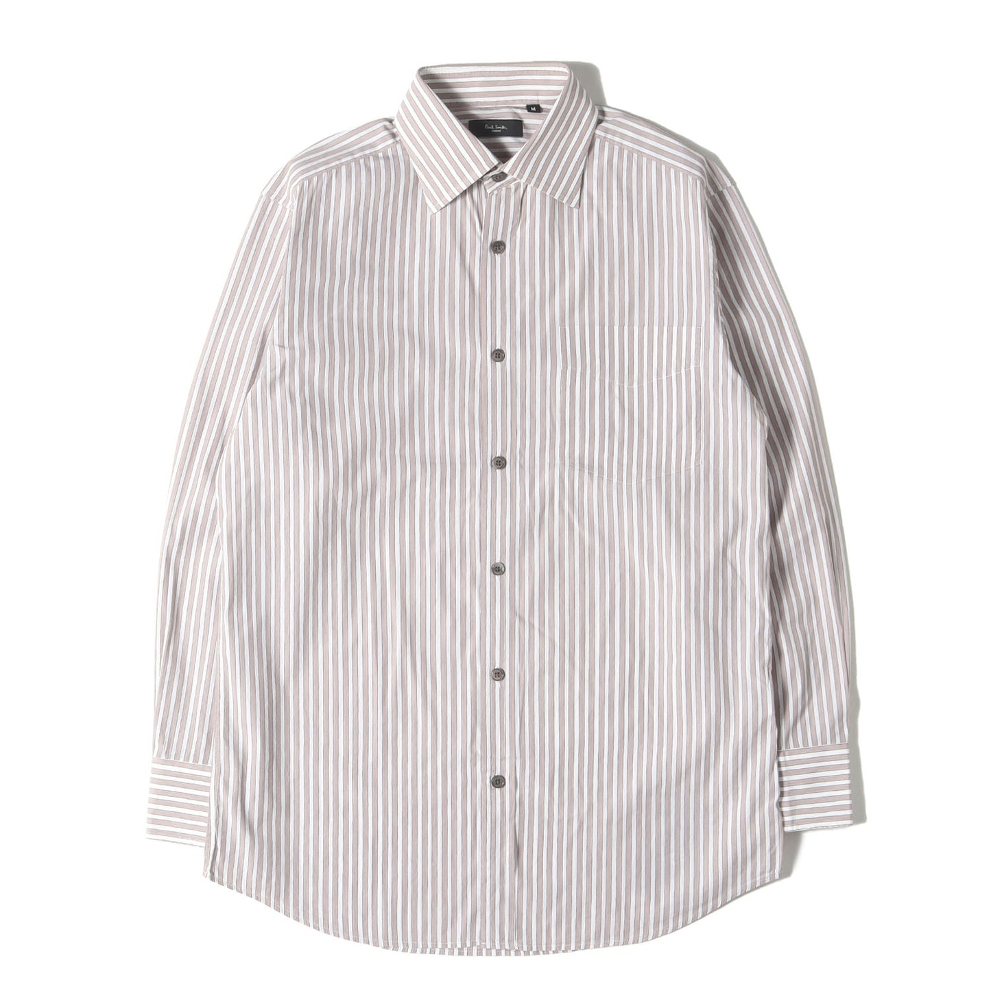 ポルカドット ジャガード ストライプ ストレッチ ドレス シャツ (243106 613NSP) / コンバーチブルカフス LONDON