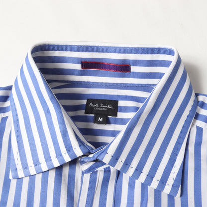 ストライプ ブロード ドレス シャツ (133111 A786E) / コンバーチブルカフス LONDON