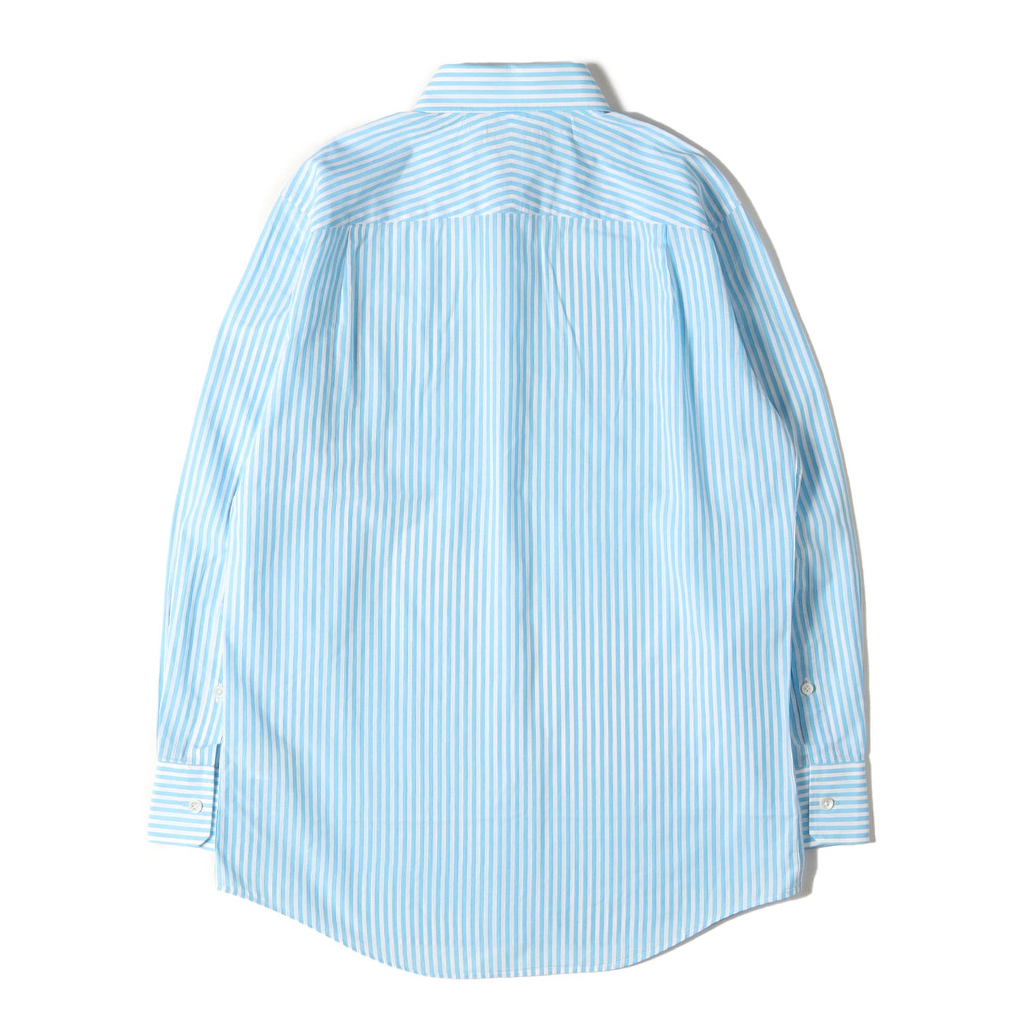 ボタンダウン ストライプ ローン ドレス シャツ (163119 B613N) / コンバーチブルカフス LONDON MADE IN JAPAN