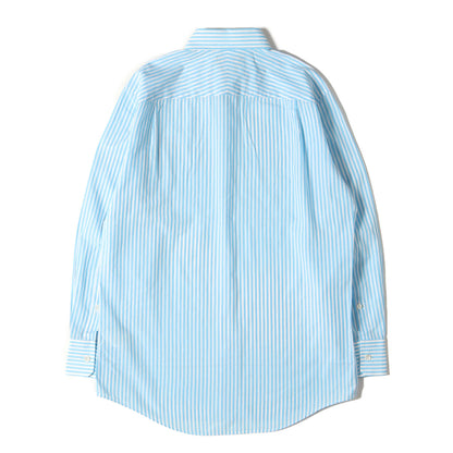 ボタンダウン ストライプ ローン ドレス シャツ (163119 B613N) / コンバーチブルカフス LONDON MADE IN JAPAN