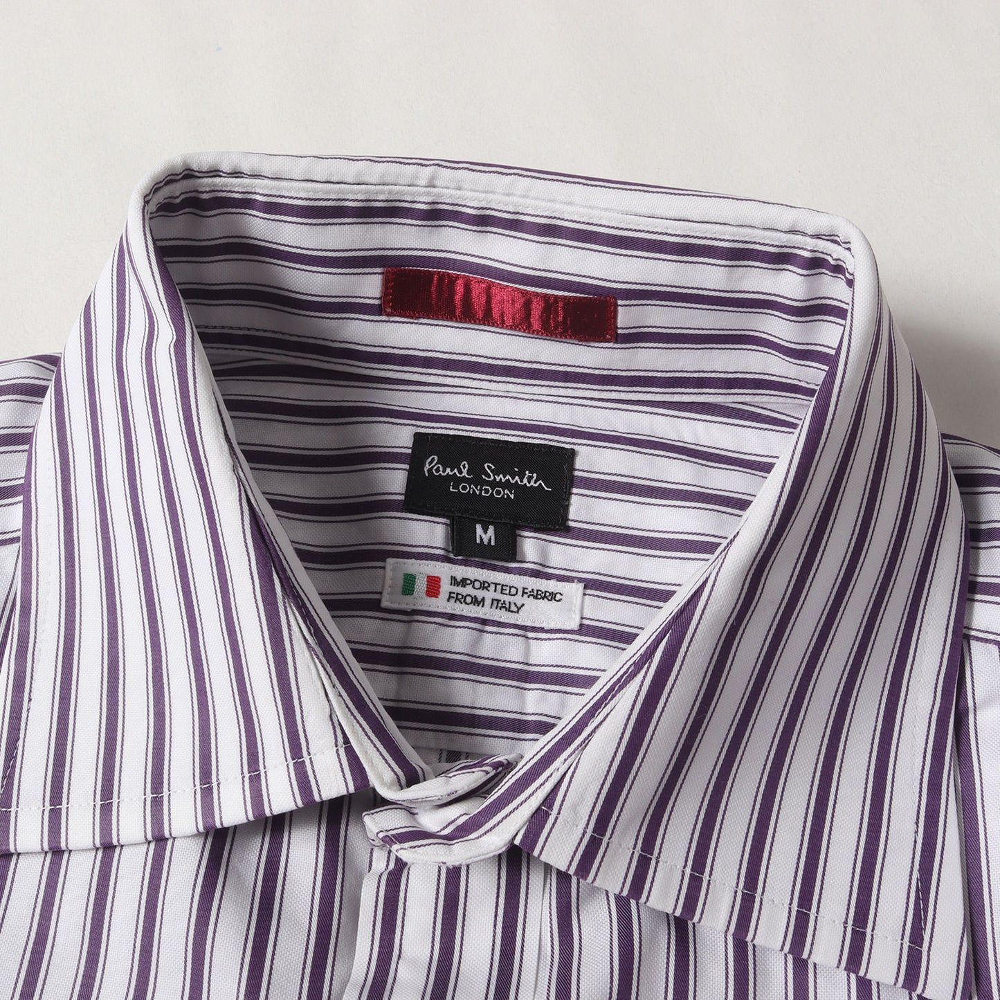 カフス裏 マルチドット ストライプ ローン ドレス シャツ (283116 786E) / コンバーチブルカフス LONDON MADE IN JAPAN